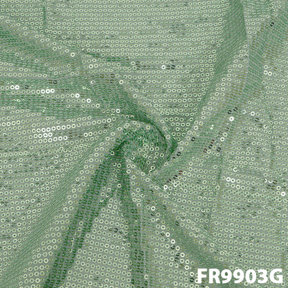 Sequins Georgette Fabric-FR9903