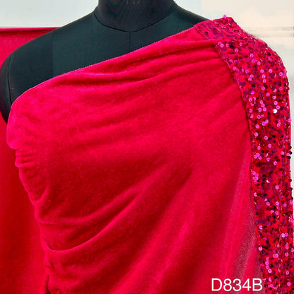 Velvet Sequins Dupatta -D834