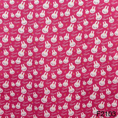Printed Glaze Cotton Fabric-F2103