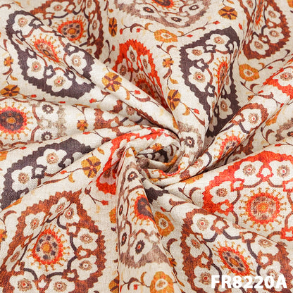 Printed Khadee Silk Fabric-FR8220