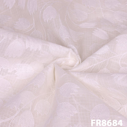 Embroidered Kota Cotton Fabric-FR8684