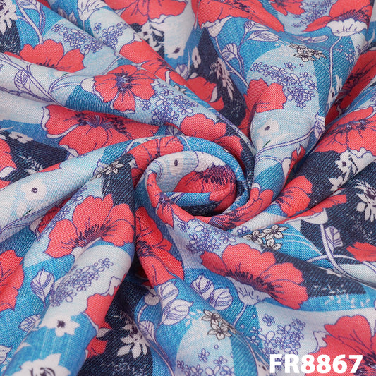 Printed Rayon Fabric-FR8867