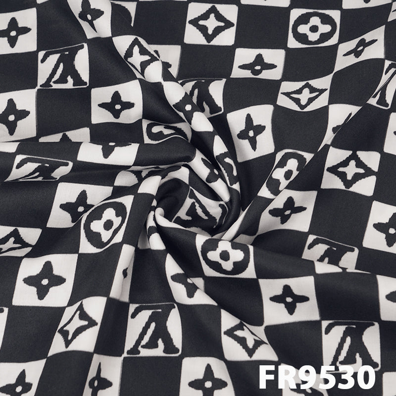 Printed Glaze Cotton Fabric-FR9530