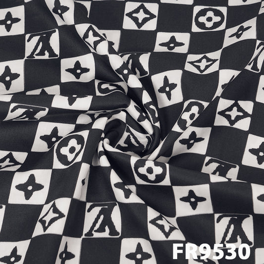 Printed Glaze Cotton Fabric-FR9530