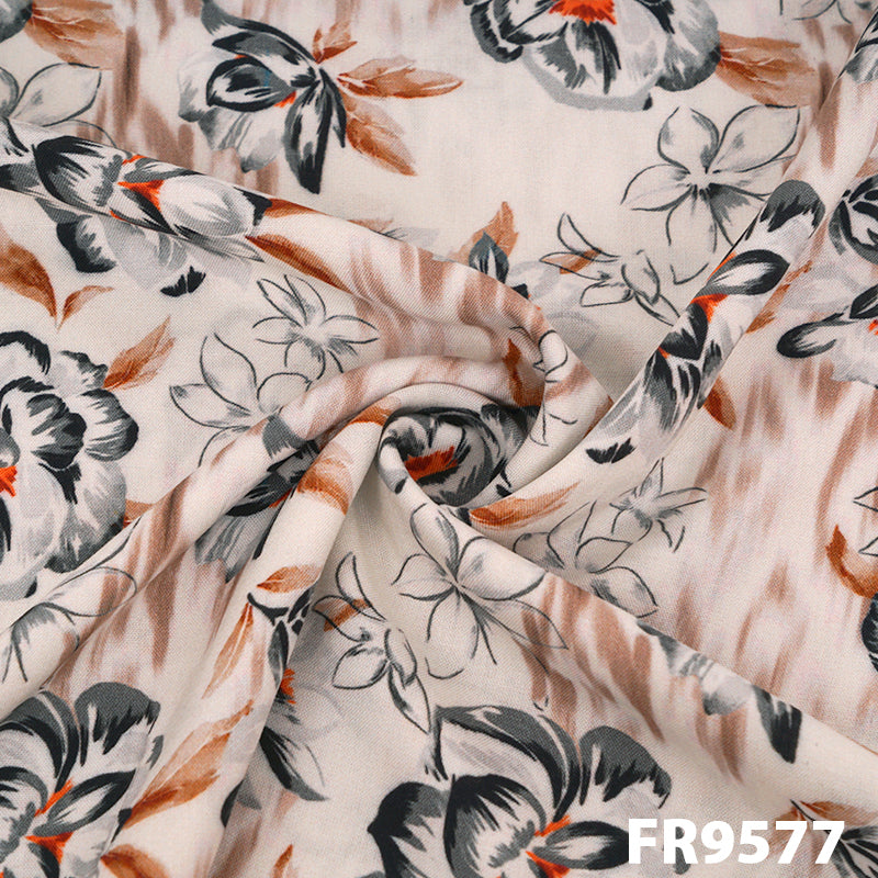 Printed Rayon Fabric-FR9577