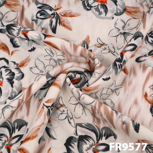 Printed Rayon Fabric-FR9577