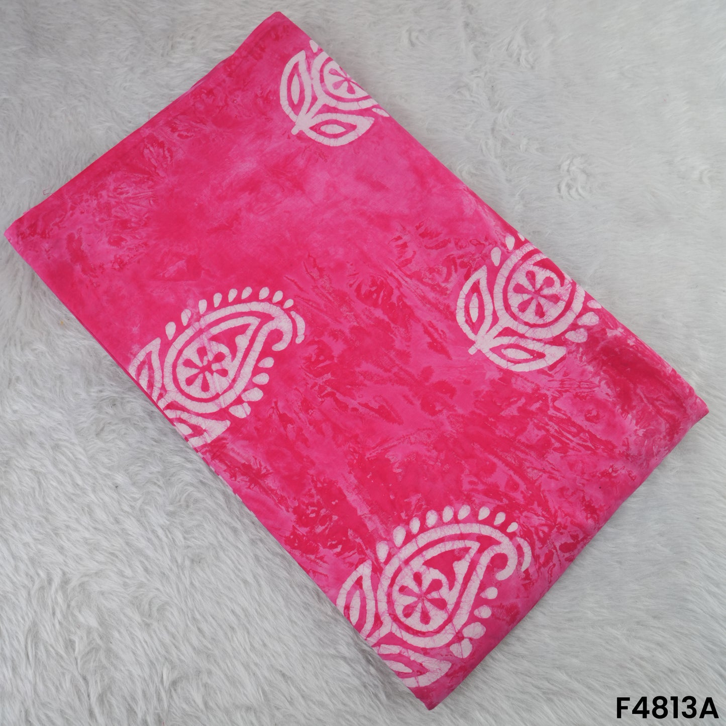 Batik Print Cambric Cotton Fabric- F4813