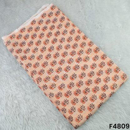 Flower Print Cambric Cotton Fabric- F4809