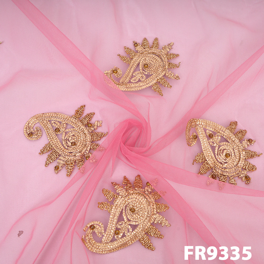 Gota Patti Net Fabric-FR9335