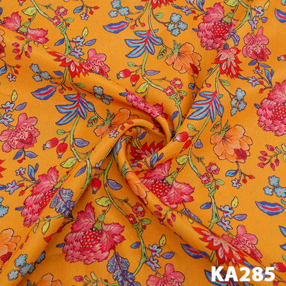 Printed crepe Fabric-KA285
