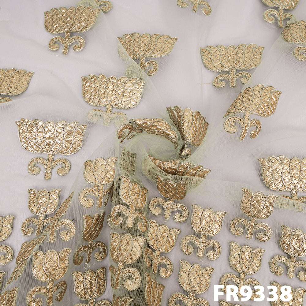 Gota Patti Net Fabric-FR9338