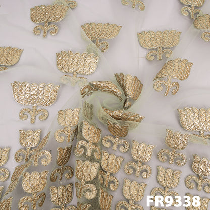 Gota Patti Net Fabric-FR9338