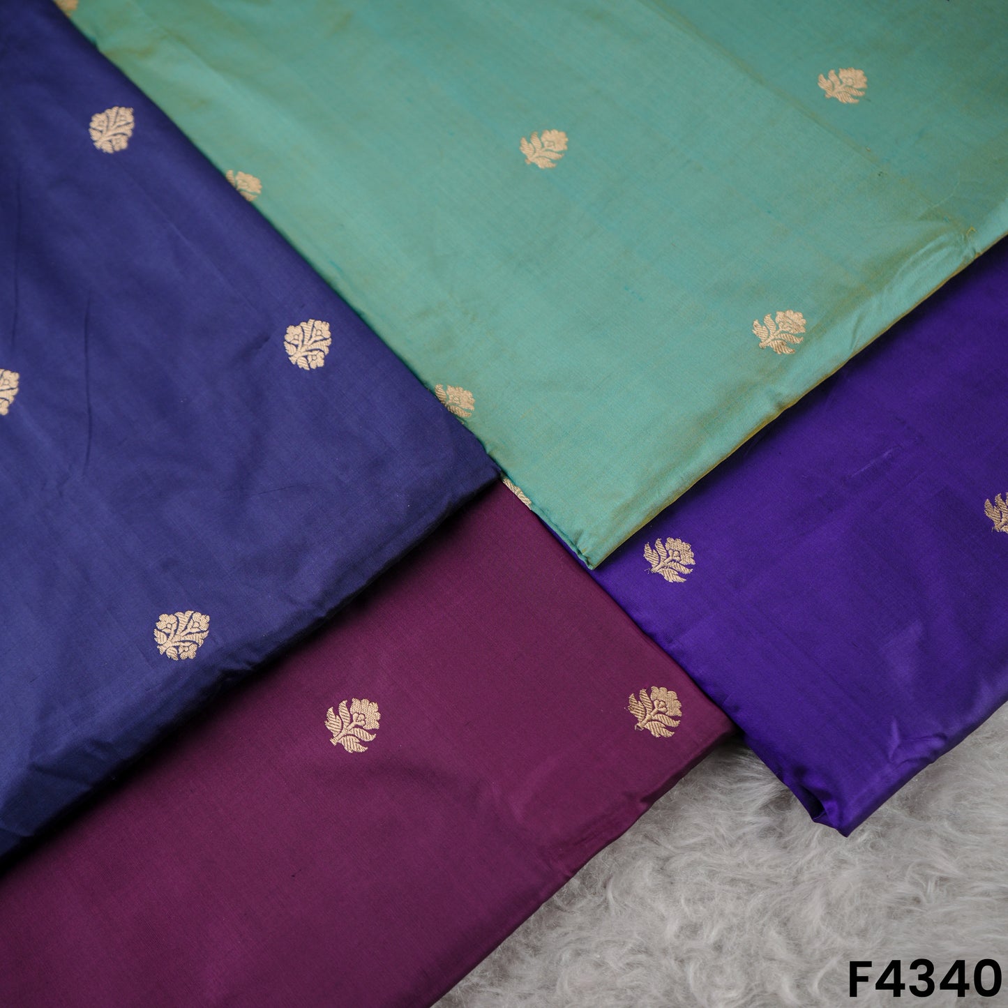 Pure Banarasi Silk Fabric-F4340