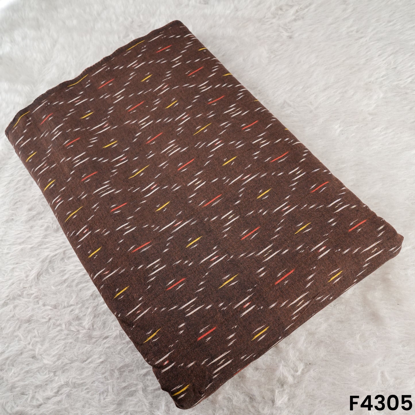 Ikkat Handloom Cotton Fabric- F4305