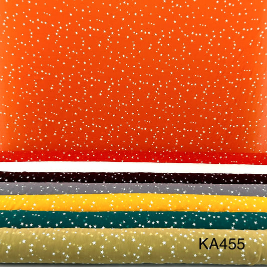 RUBBER Print Georgette Fabric-KA455