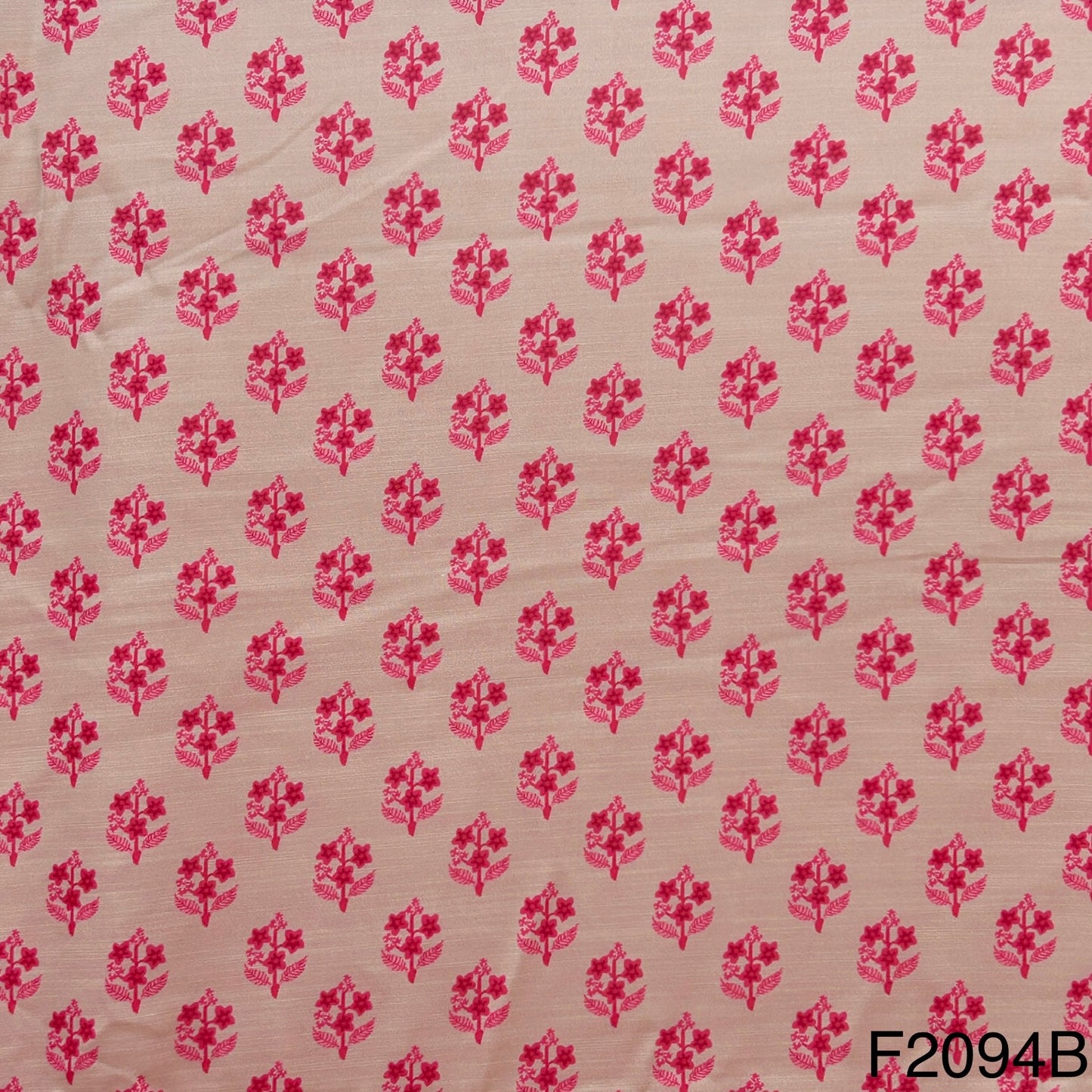 Printed Linen Silk Fabric-F2094