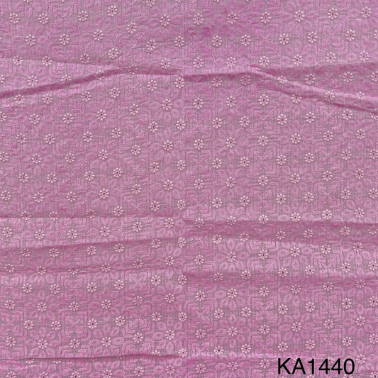 Embroidered Kota Cotton Fabric-KA1440