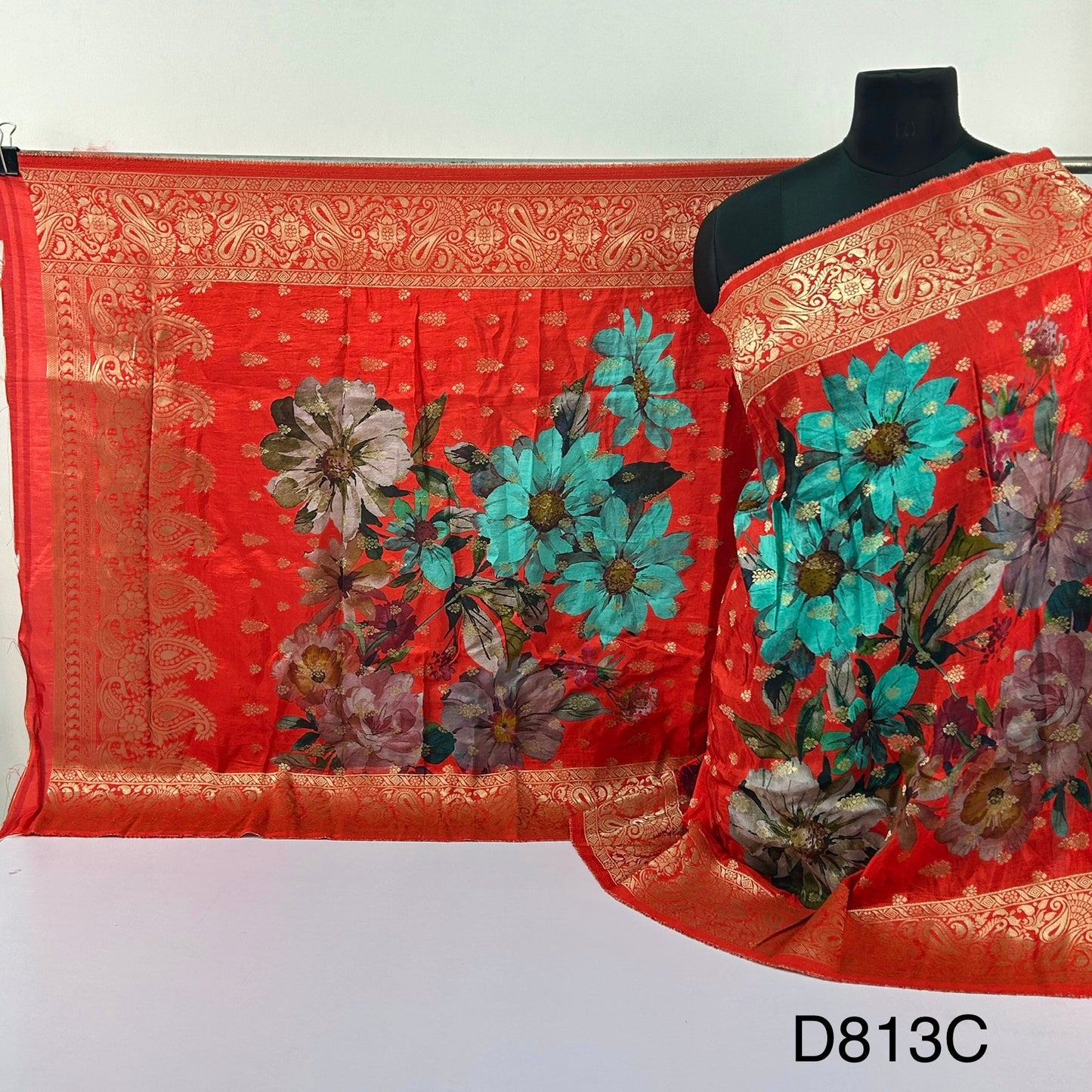 Banarasi Silk Dupatta-D813