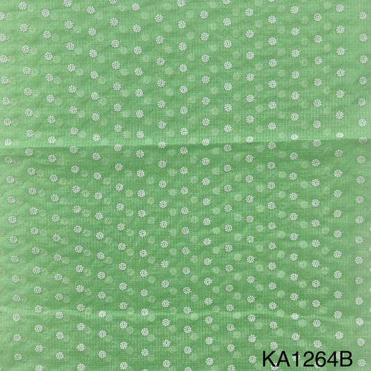Embroidered Kota Cotton Fabric-KA1264