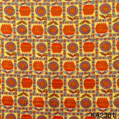 Printed Slub Cotton Fabric-KA2361