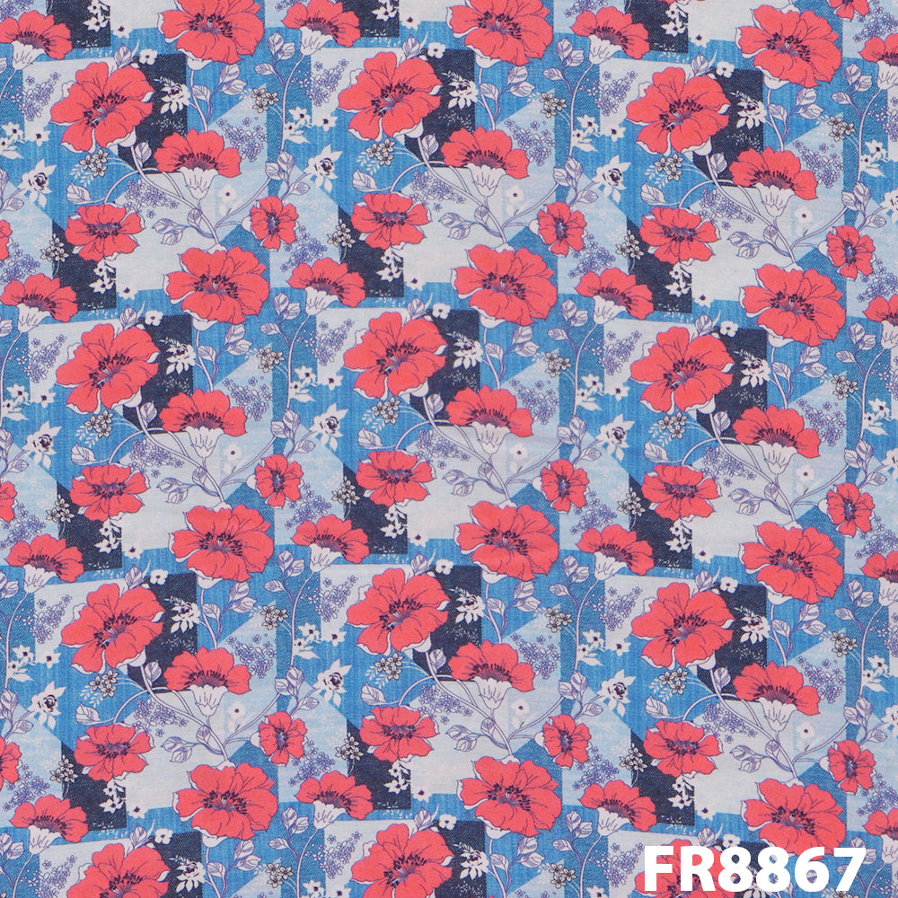 Printed Rayon Fabric-FR8867