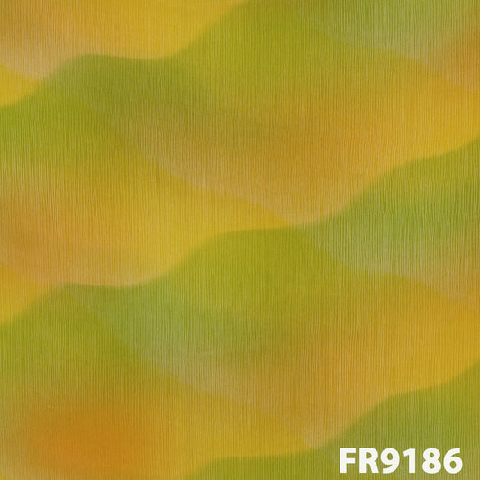 Printed Pure Chinon Fabric-FR9186