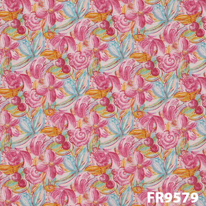Printed Rayon Fabric-FR9579