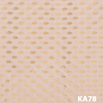 Dyeable Zari Georgette Fabric-KA78