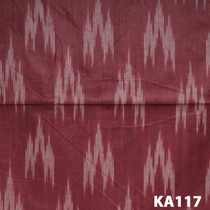 Ikkat Cotton Fabric-KA117