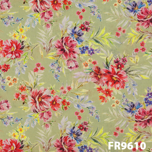 Printed Cambric Cotton Fabric-FR9610