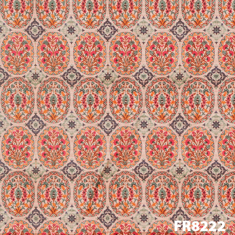 Printed Khadee Silk Fabric-FR8222