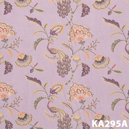 Printed Viscose Crepe Lurex Fabric-KA295