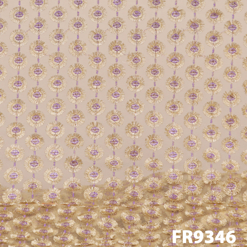 Embroidered Zari Net FR9346