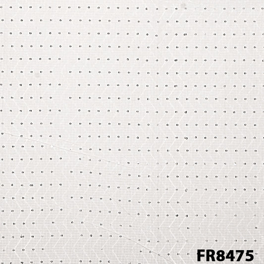 Embroidered Sequins Kota Cotton Fabric-FR8475