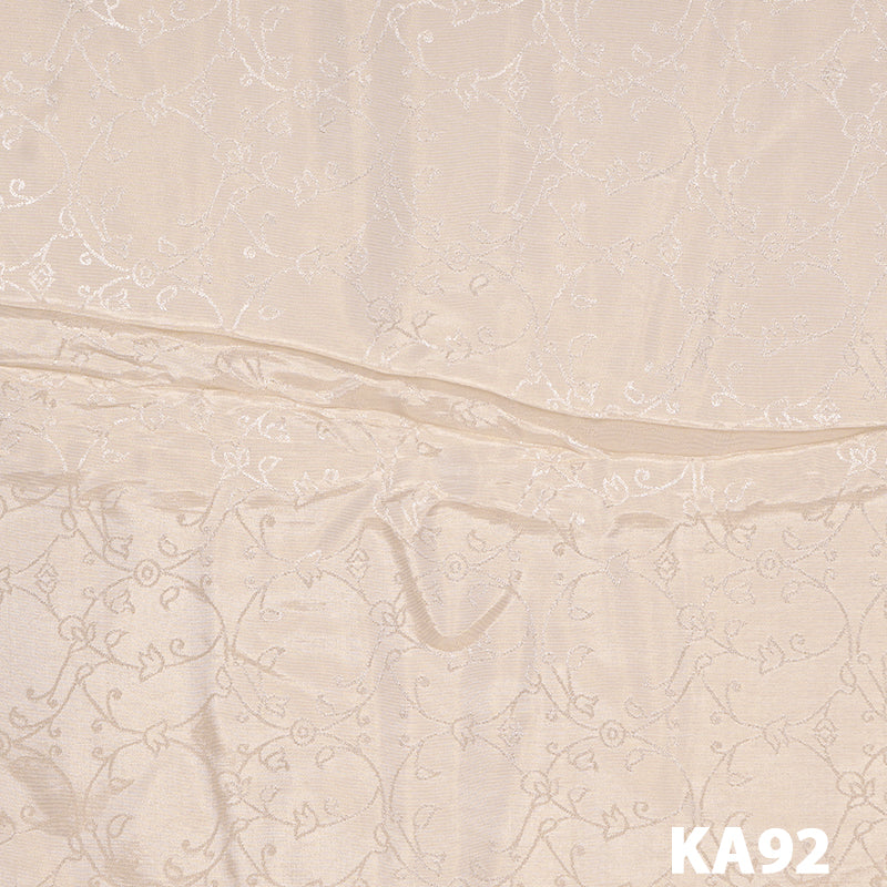 Dyeable Zari Tissue Organza Fabric-KA92