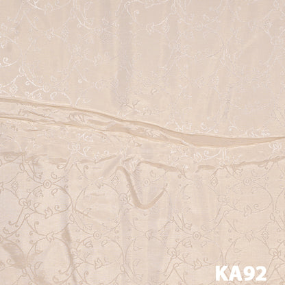 Dyeable Zari Tissue Organza Fabric-KA92