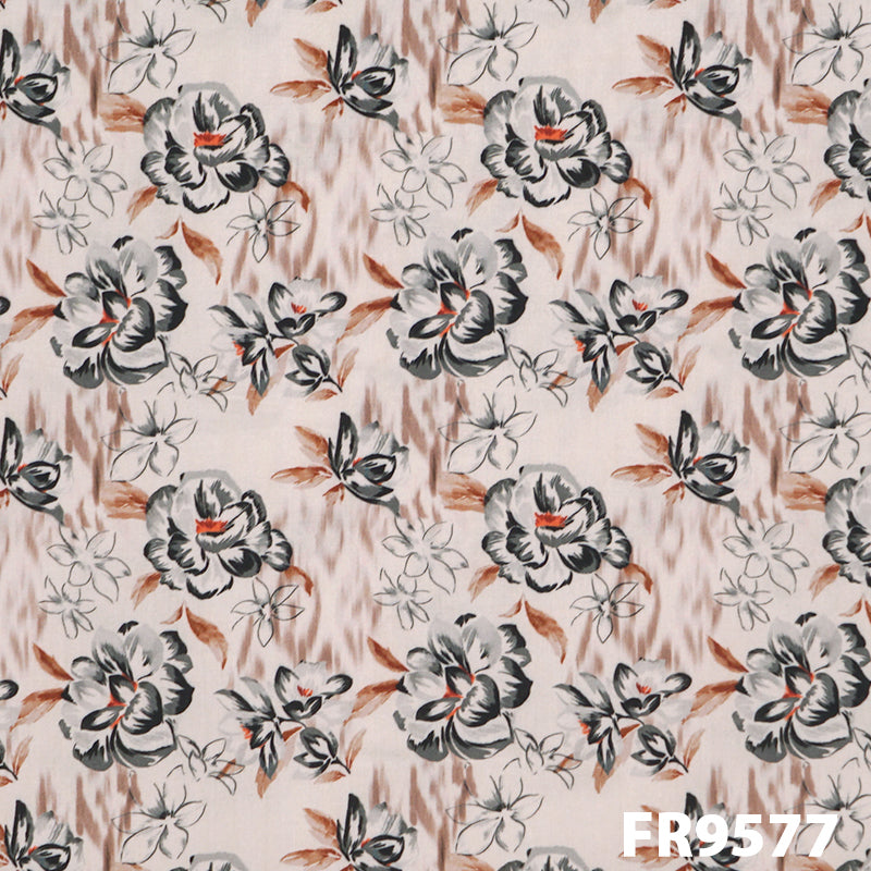 Printed Rayon Fabric-FR9577