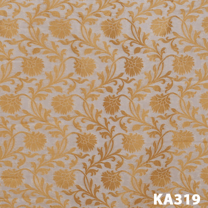 Dyeable Banarasi Georgette  Fabric-kA319