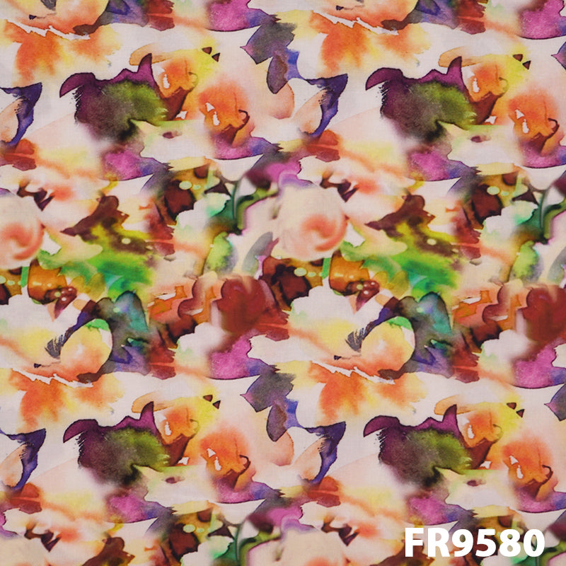Printed Rayon Fabric-FR9580