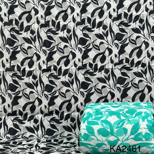 Printed Chinon Fabric-KA2461
