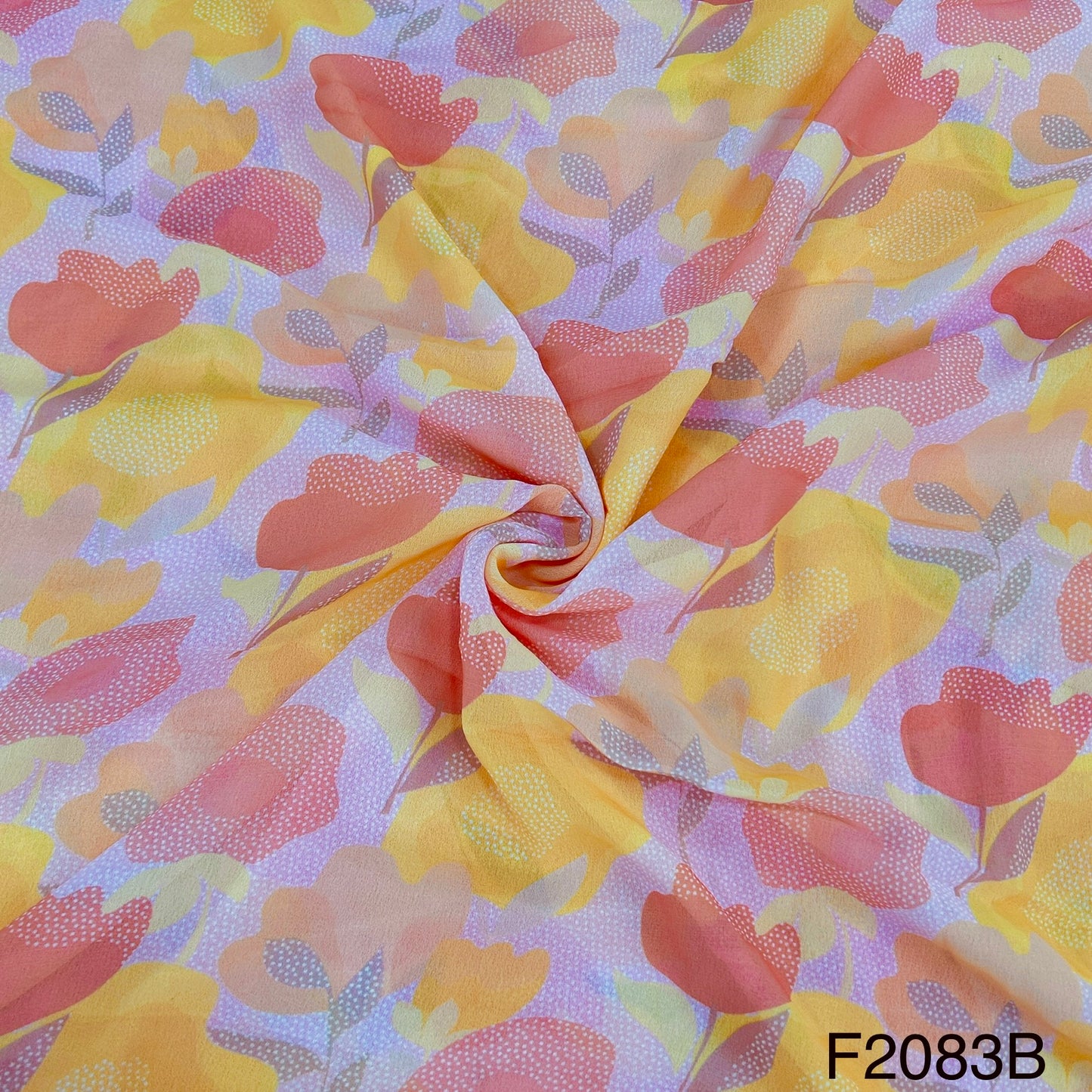 Printed Georgette fabric-F2083