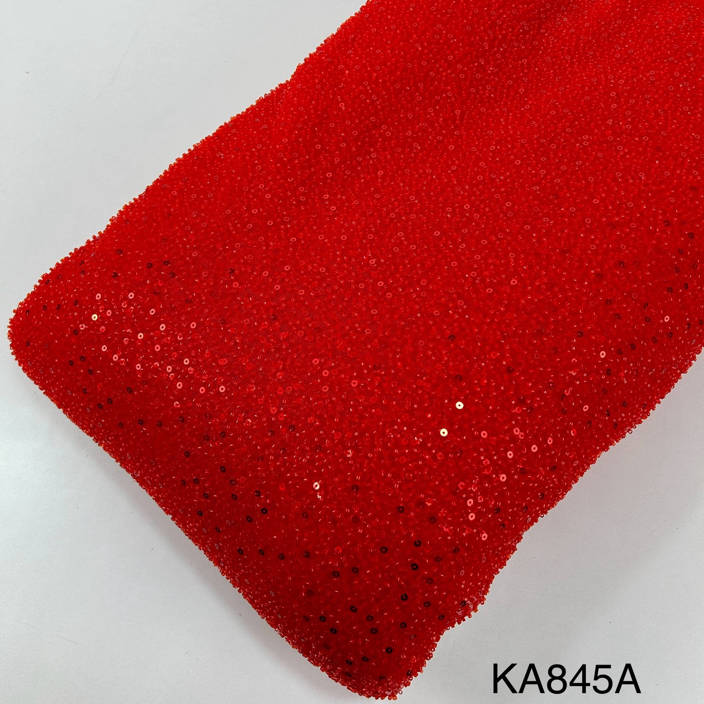 Imported Sequins Cut Dana Work Net Fabric-Ka875