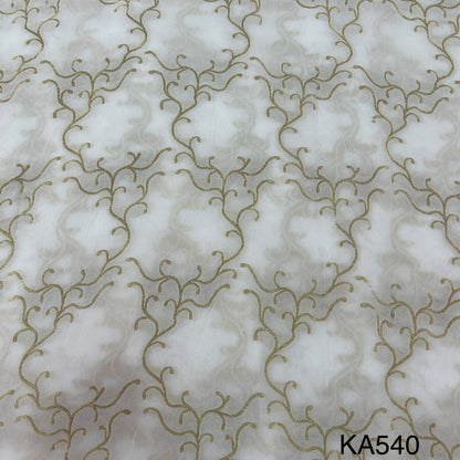 Dyeable Banarasi Georgette Fabric-KA540