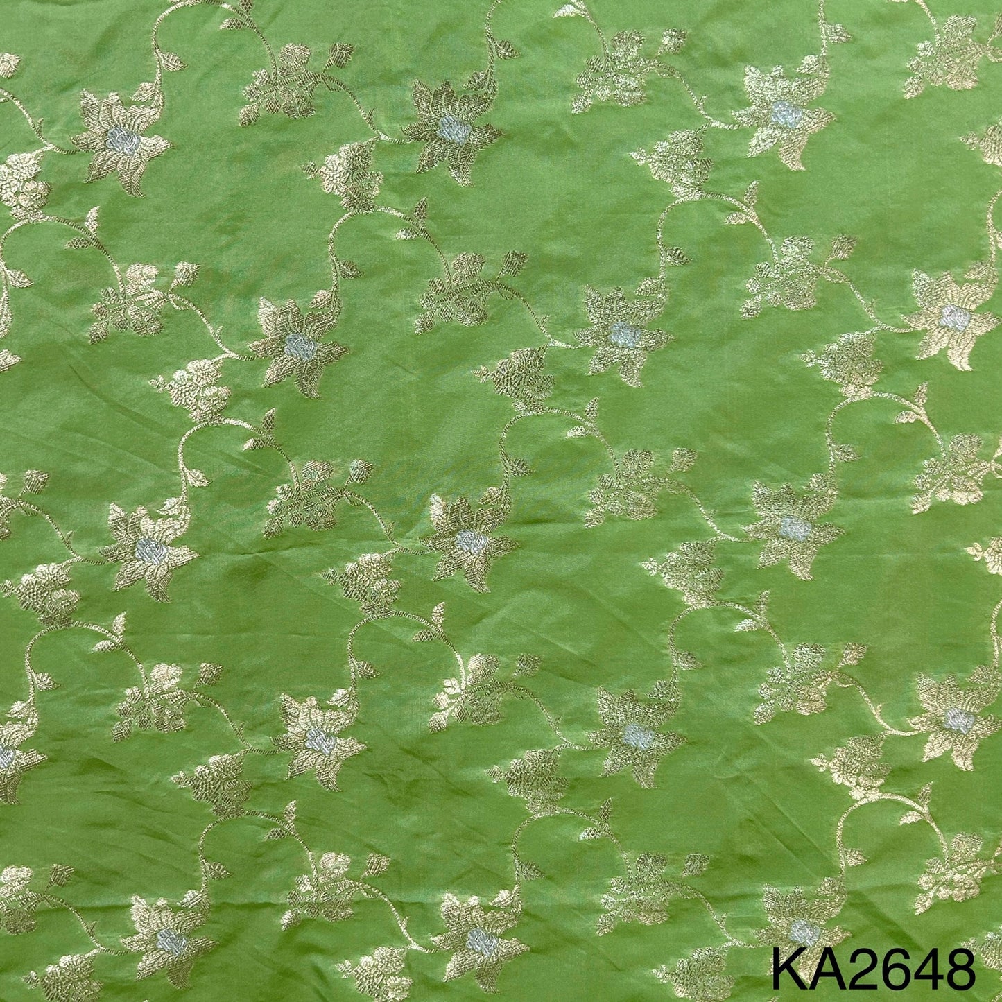 Banarasi Silk Brocade Fabric- KA2648
