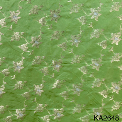 Banarasi Silk Brocade Fabric- KA2648