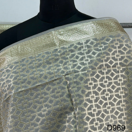 Dyeable Zari Chanderi Dupatta D-969