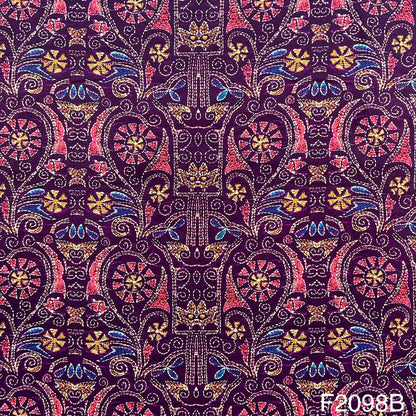 Printed Glaze Cotton Fabric-F2098