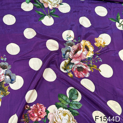 Printed Crepe Fabric F1544