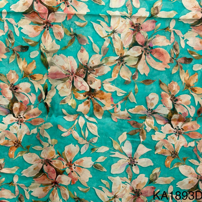 Printed Organza Fabric-KA1893