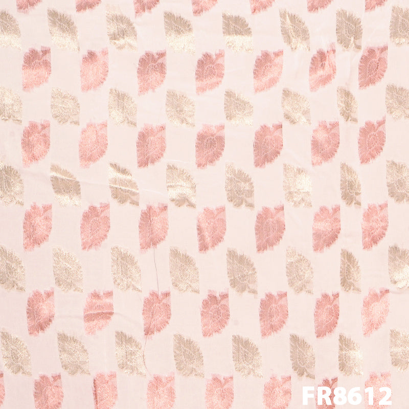 Dyeable Zari Georgette Fabric-FR8612